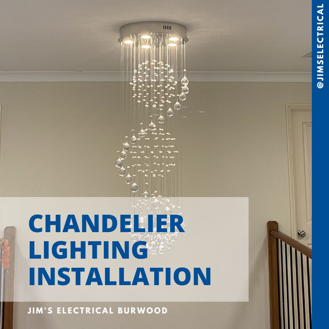 Chandelier Lighting Installation